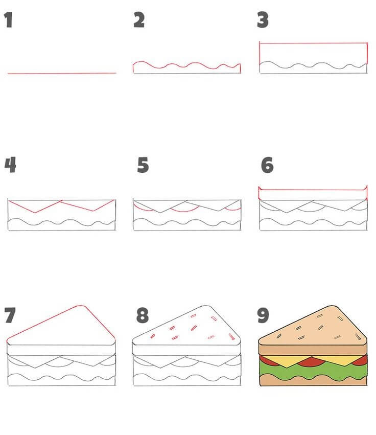 Idée sandwich (4) dessin