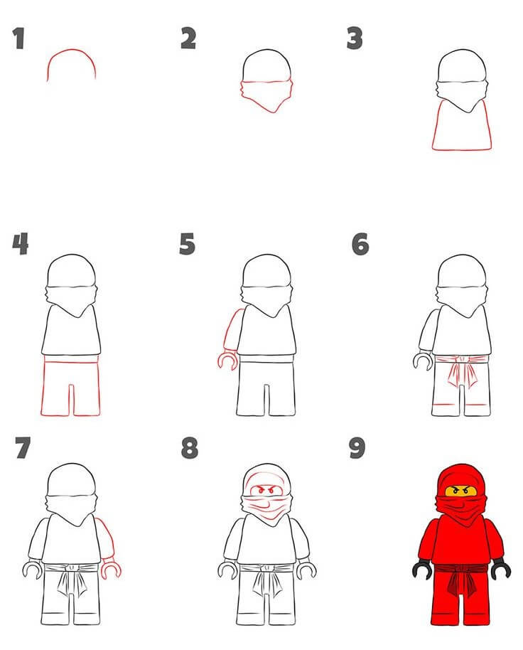 Lego Ninja (1) dessin