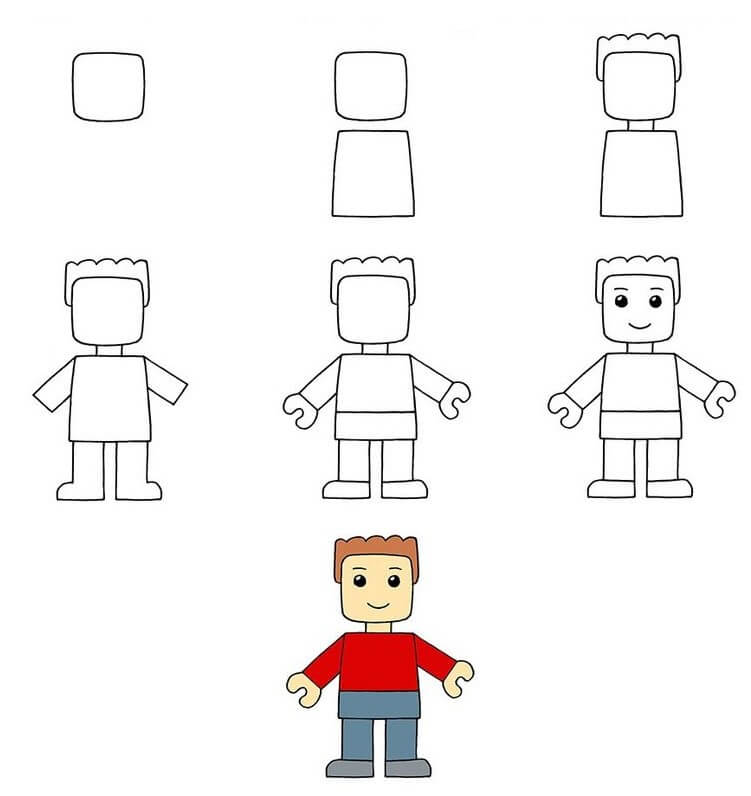 Personnages Lego (5) dessin