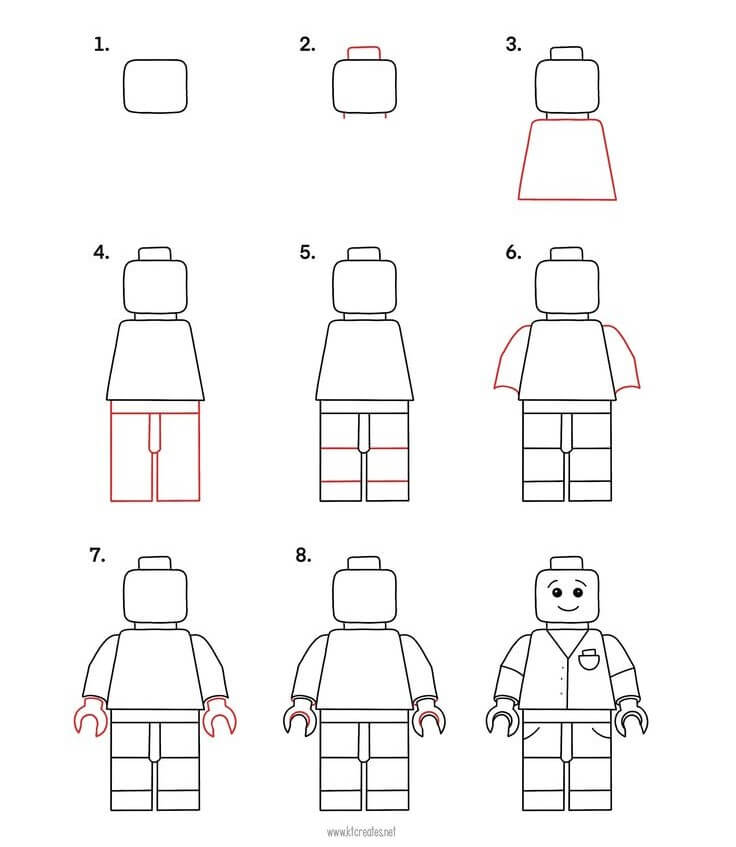 Personnages Lego (6) dessin