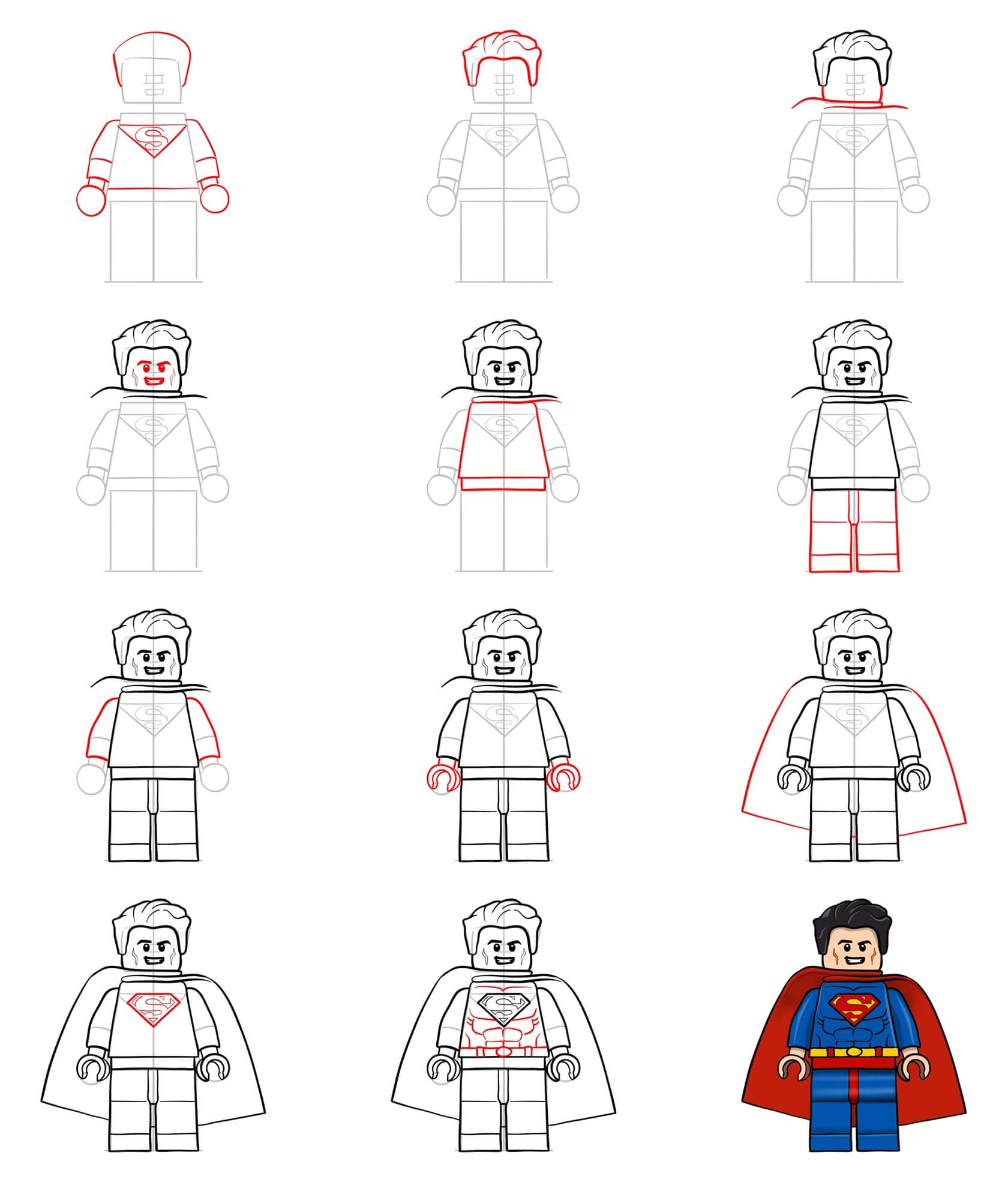 Superman Lego dessin