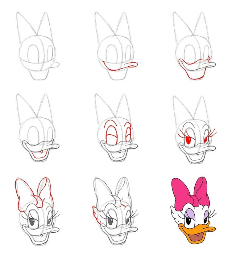 Daisy Duck dessin