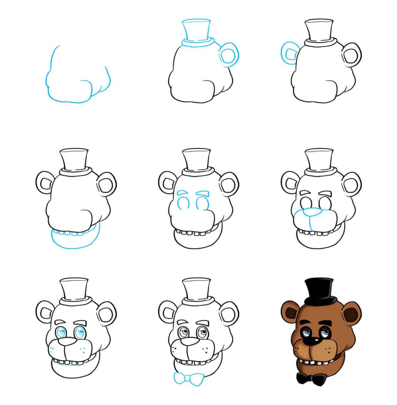 Freddy Fazbear dessin