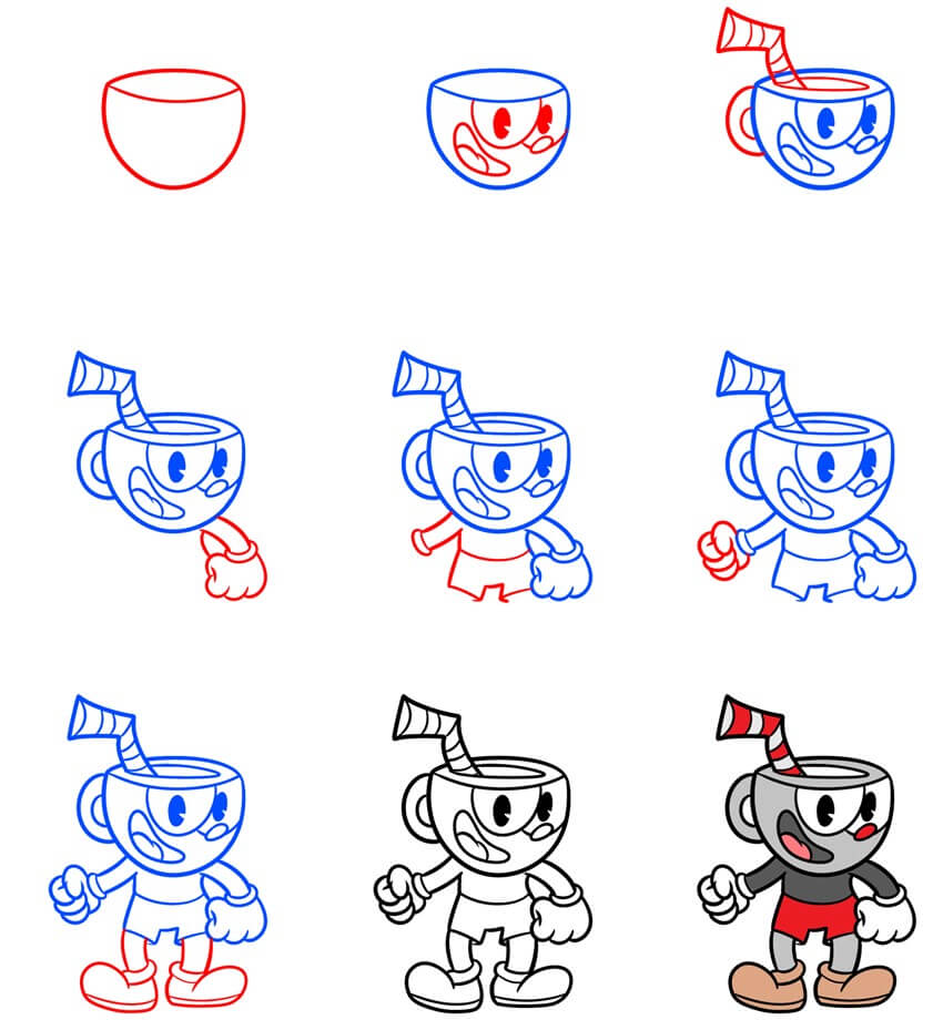 Idée Cuphead (5) dessin