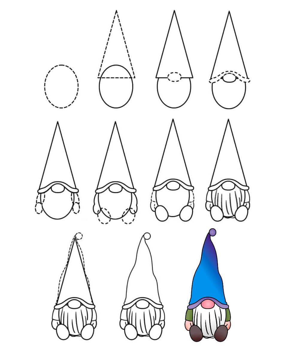 Idée de gnome (7) dessin