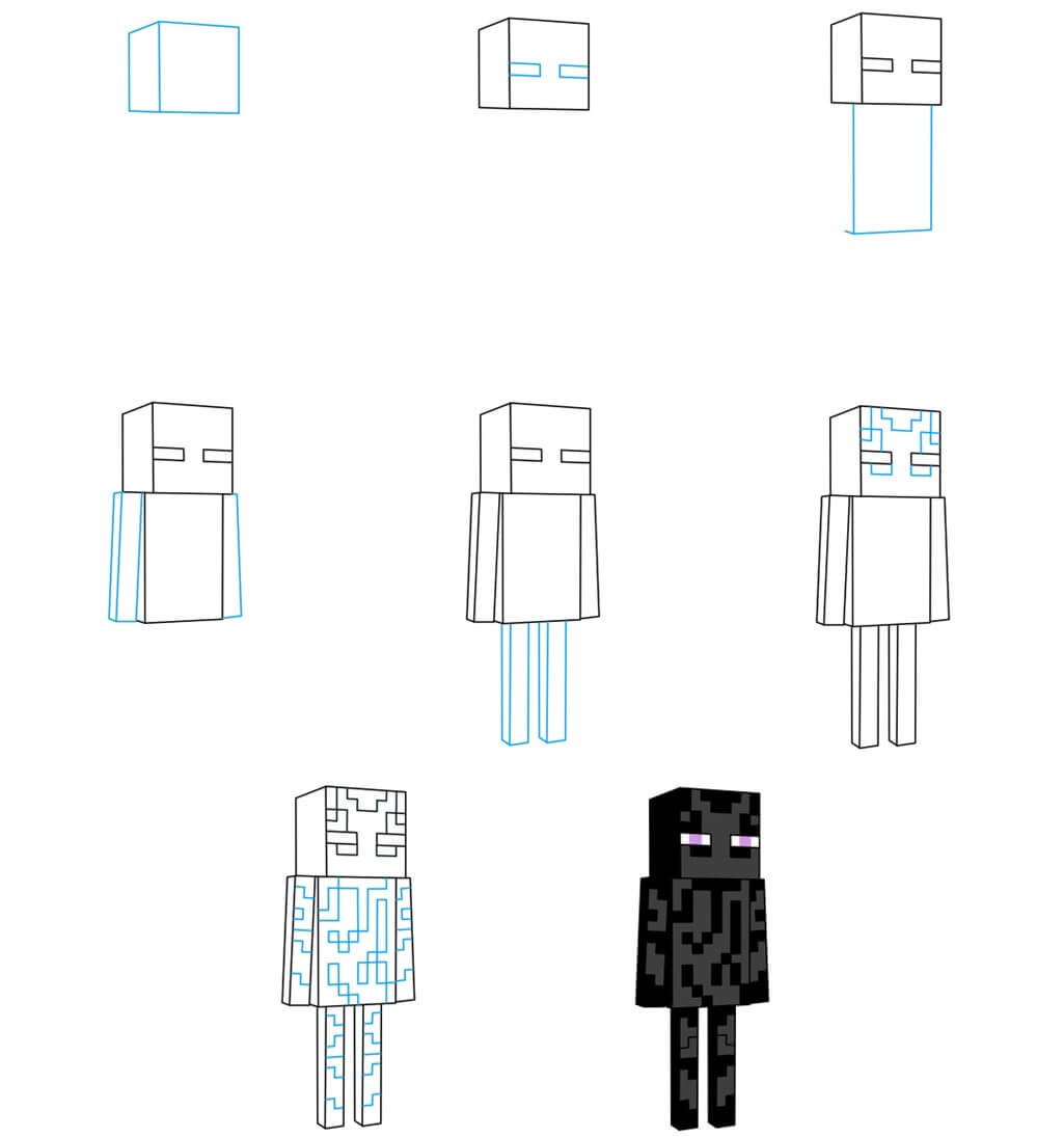 Idée Enderman (12) dessin