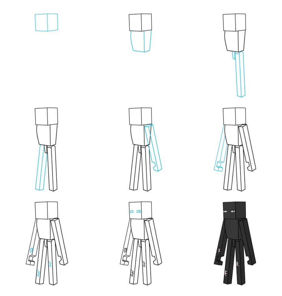 Enderman dessin