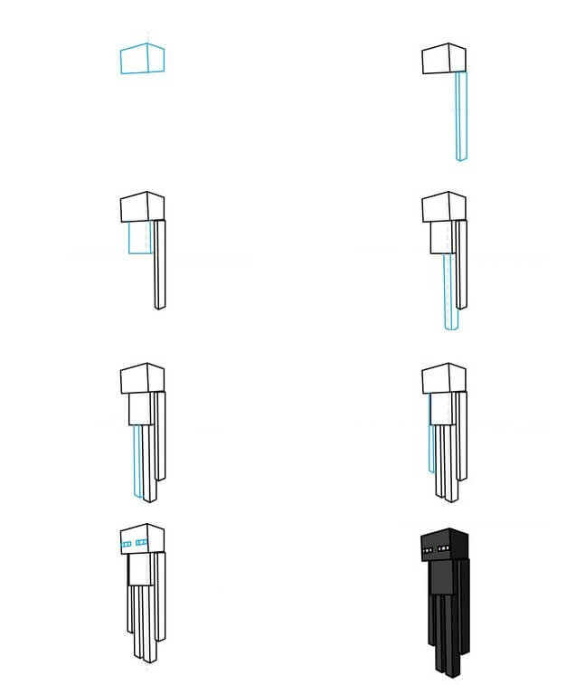 Idée Enderman (6) dessin