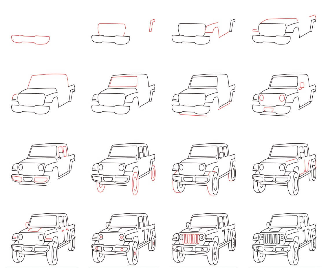 Idée Jeep (11) dessin