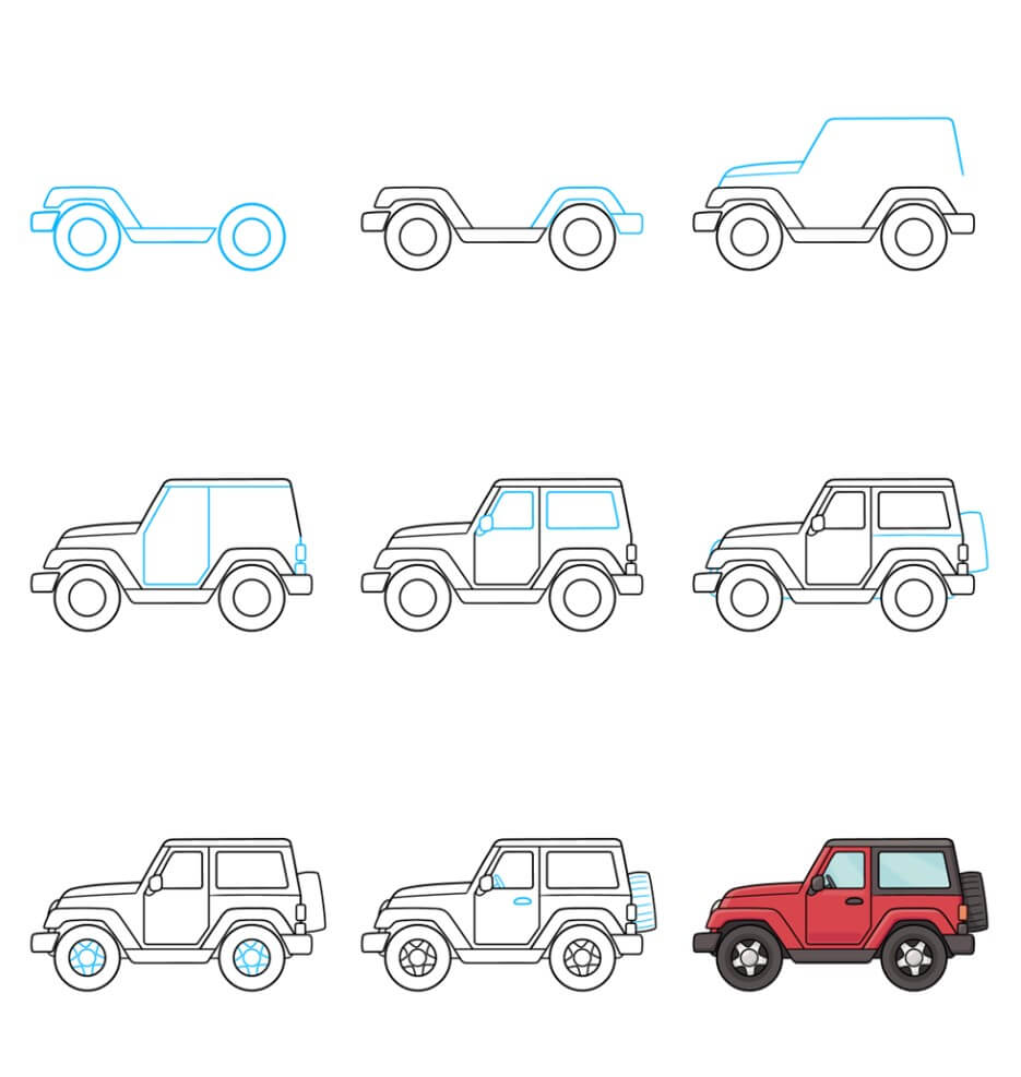 Jeep dessin