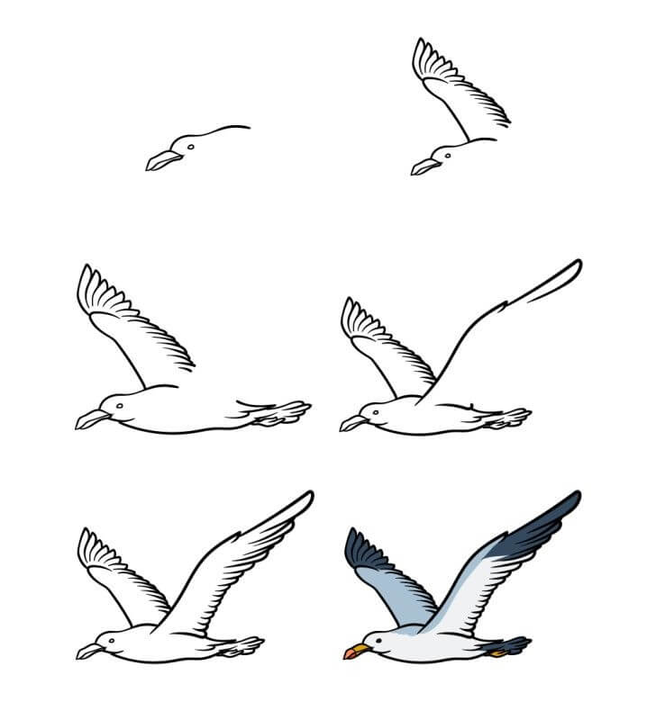 Idée mouette (2) dessin