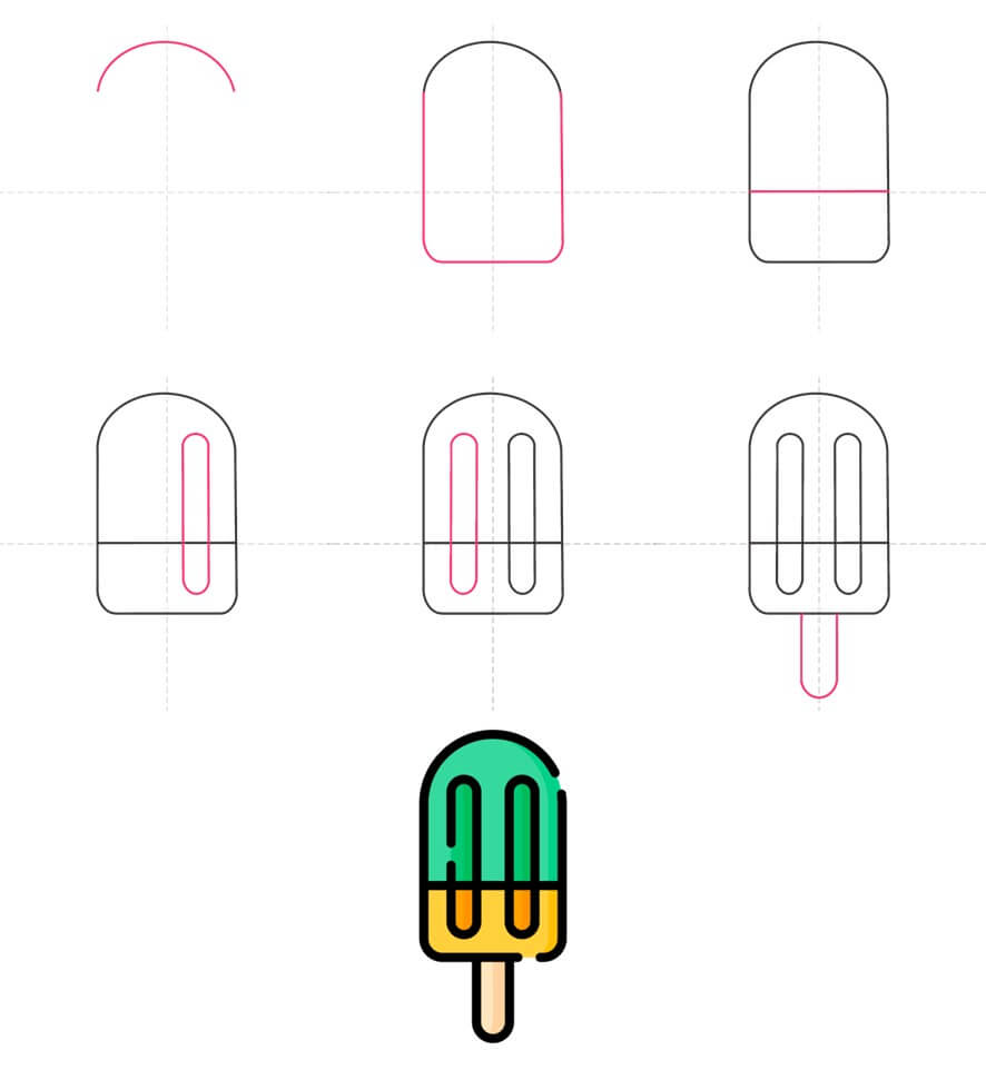 Idée Sucette Glacée (8) dessin