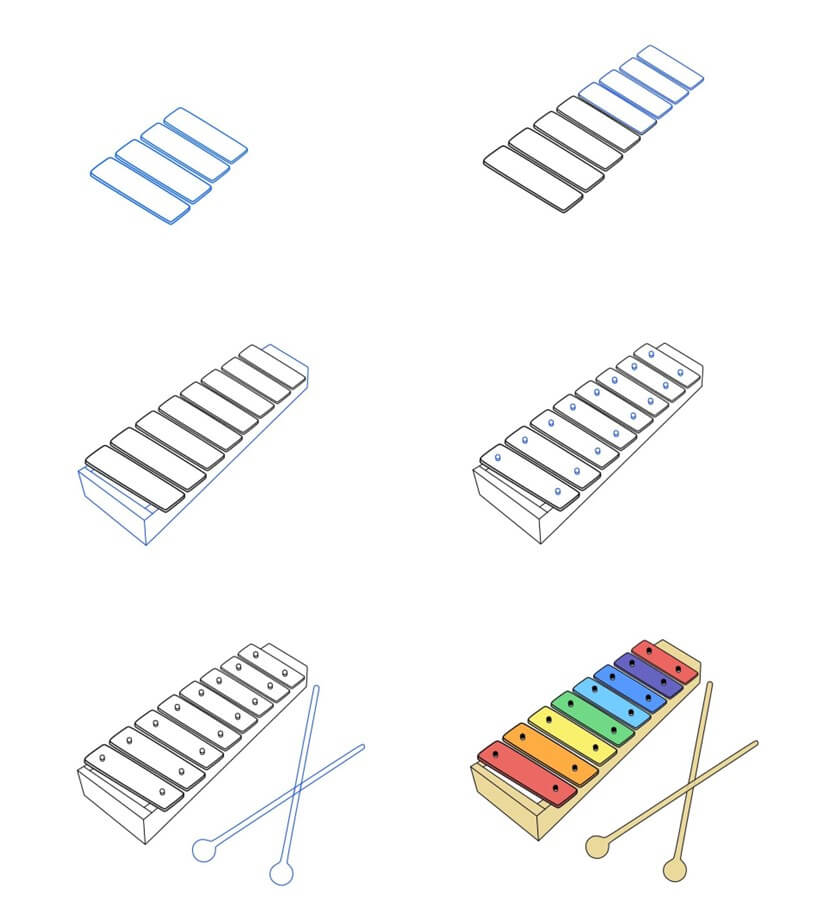 Idée de xylophone (11) dessin