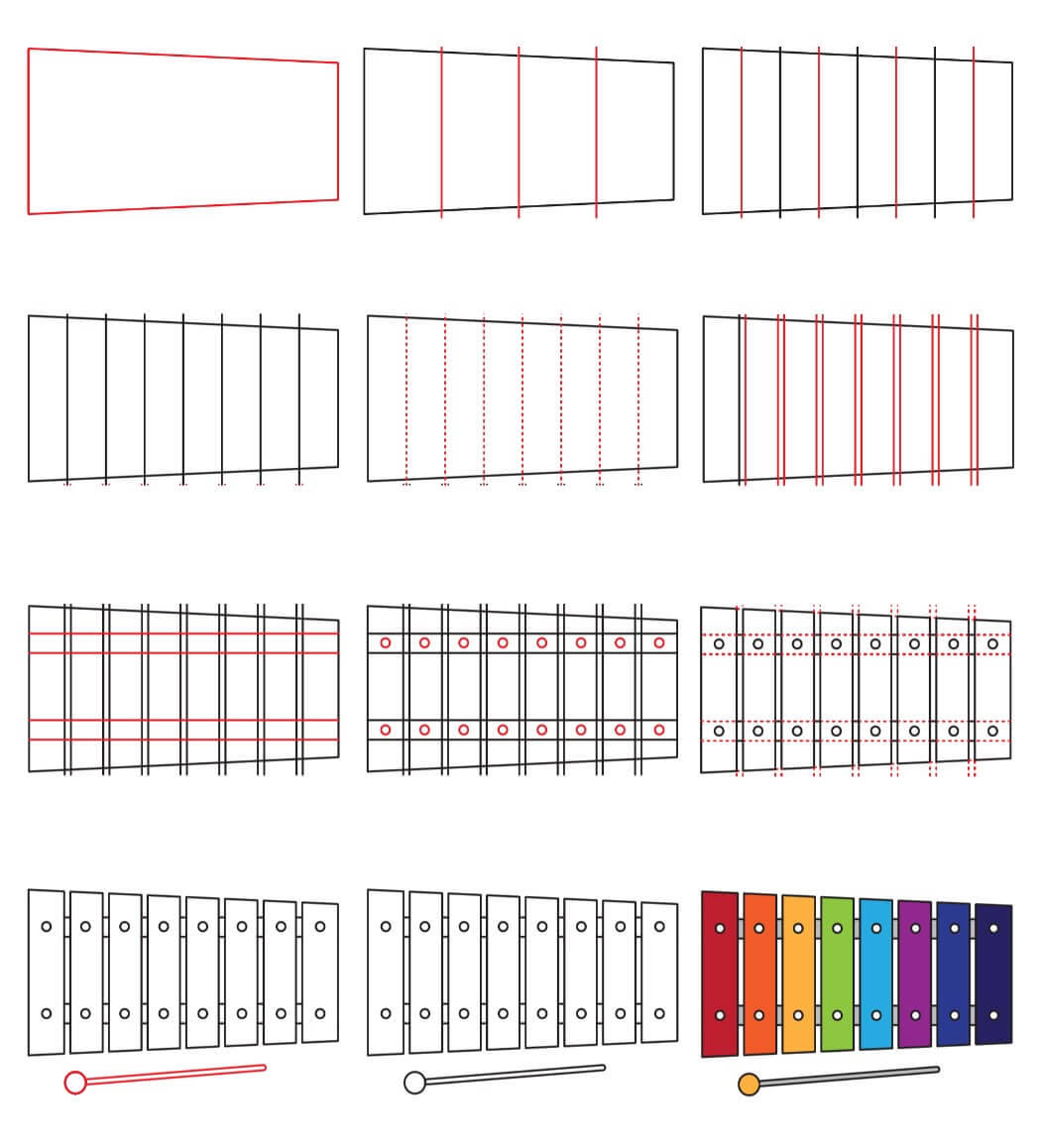 Idée de xylophone (5) dessin