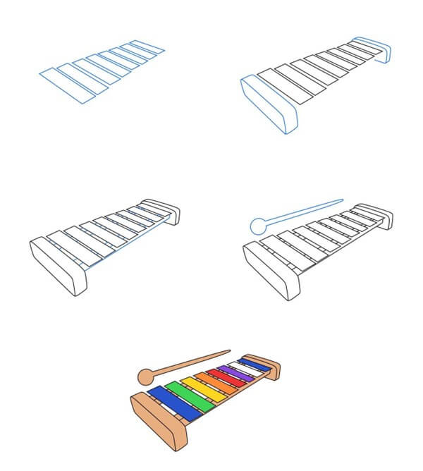 Idée de xylophone (6) dessin