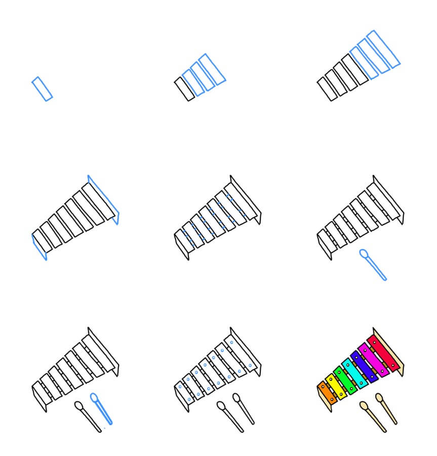 Idée de xylophone (7) dessin