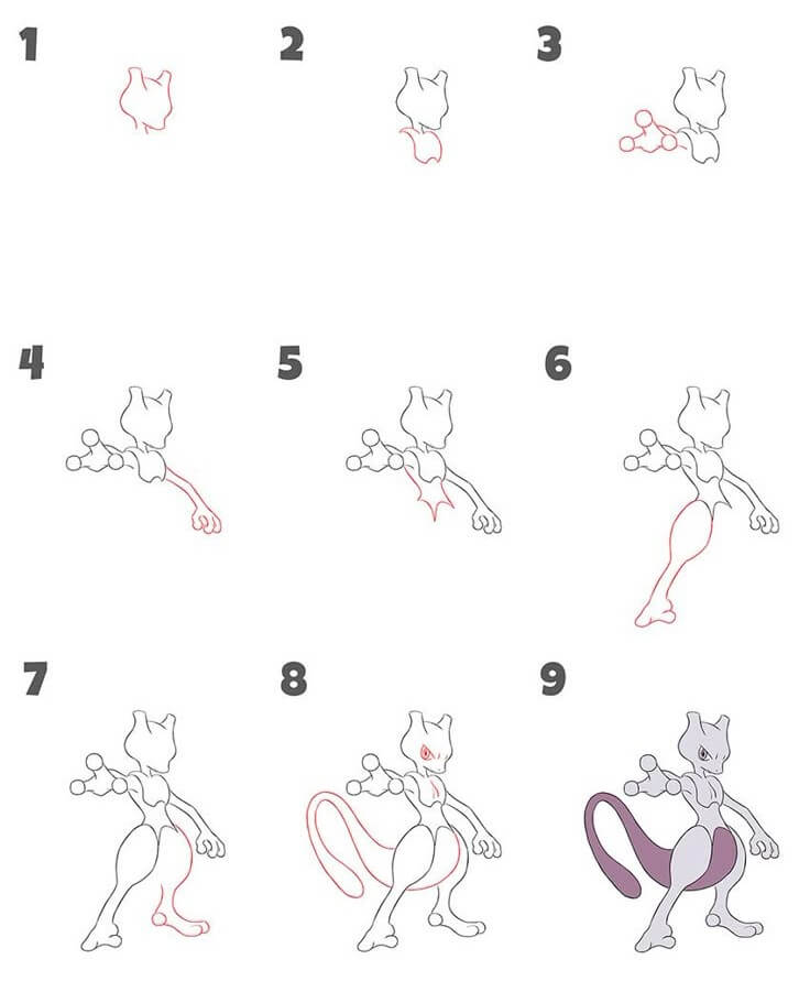 Idée Mewtwo (1) dessin