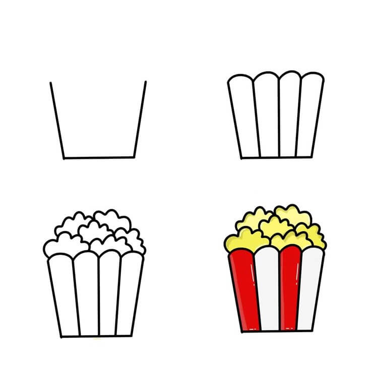 Idée popcorn (1) dessin