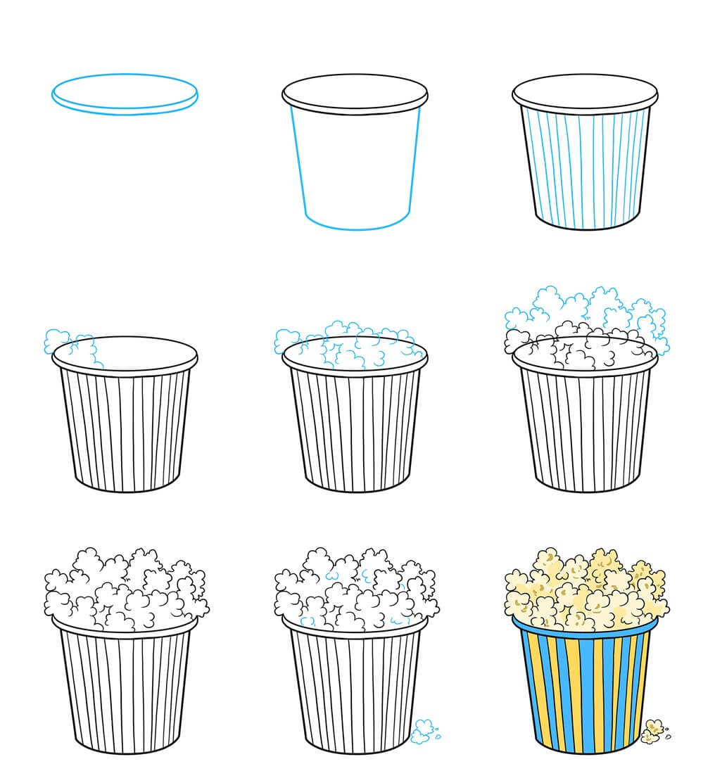 Popcorn dessin