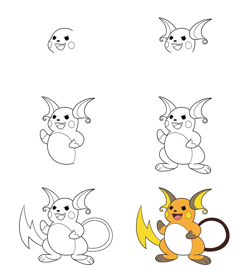 Idée Raichu (2) dessin