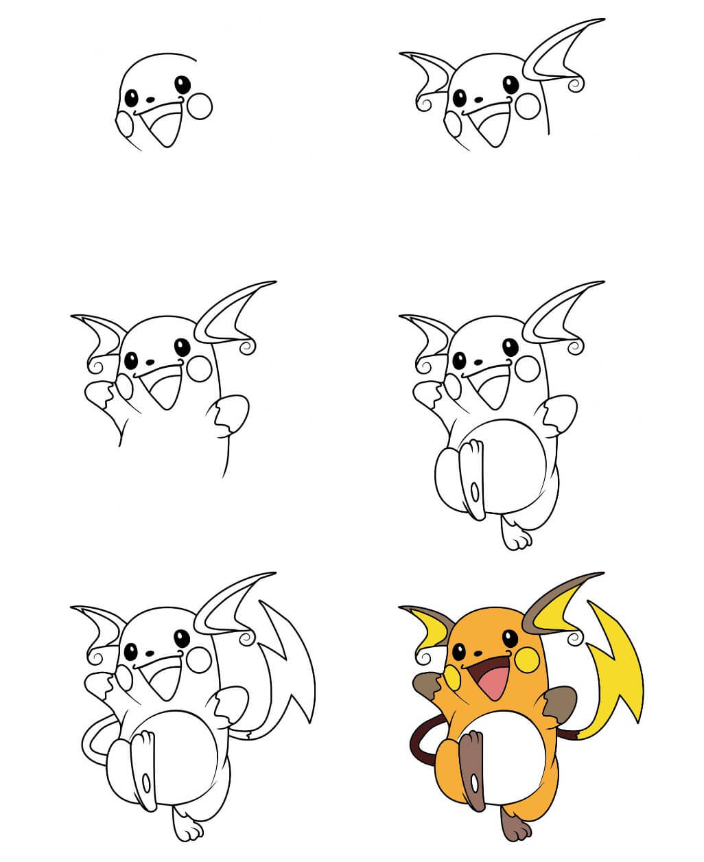 Idée Raichu (7) dessin