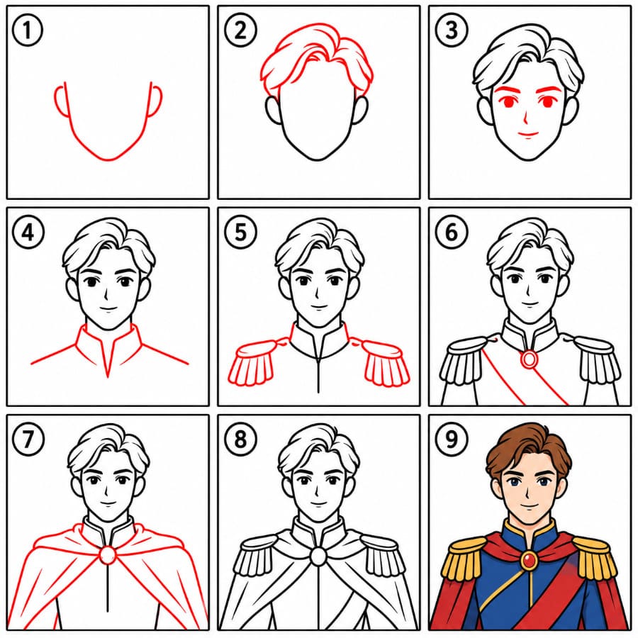 Prince beau dessin