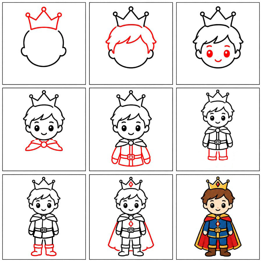 Prince gratuit dessin