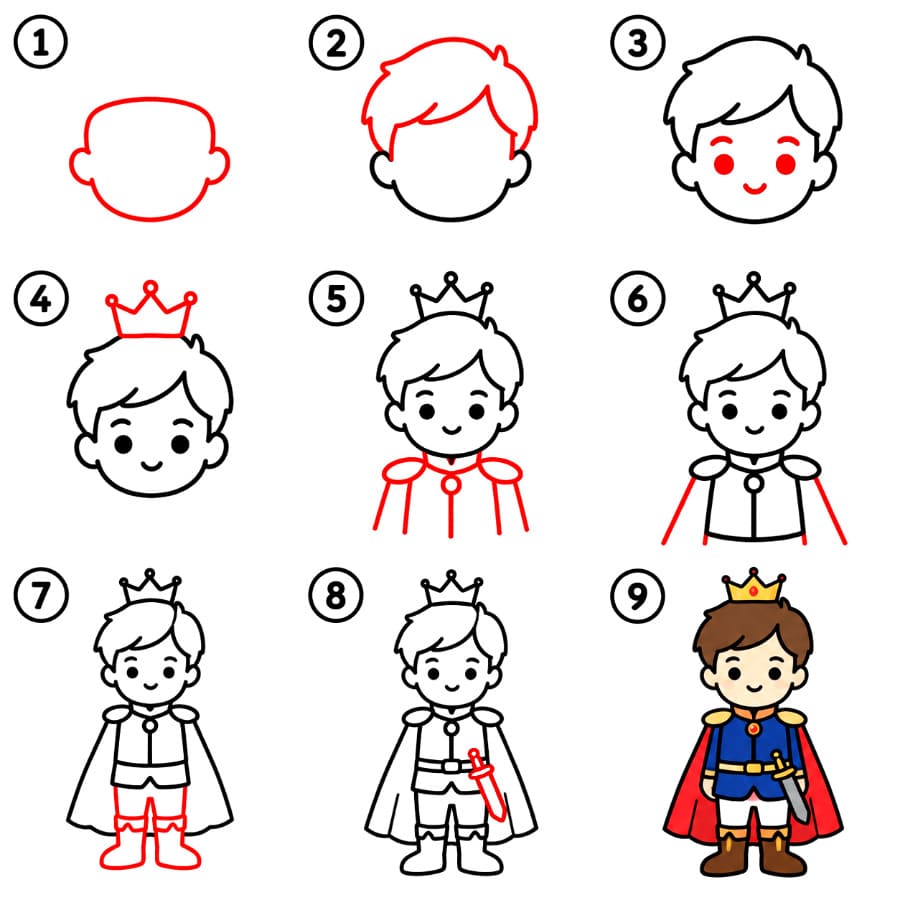 Prince imprimable dessin