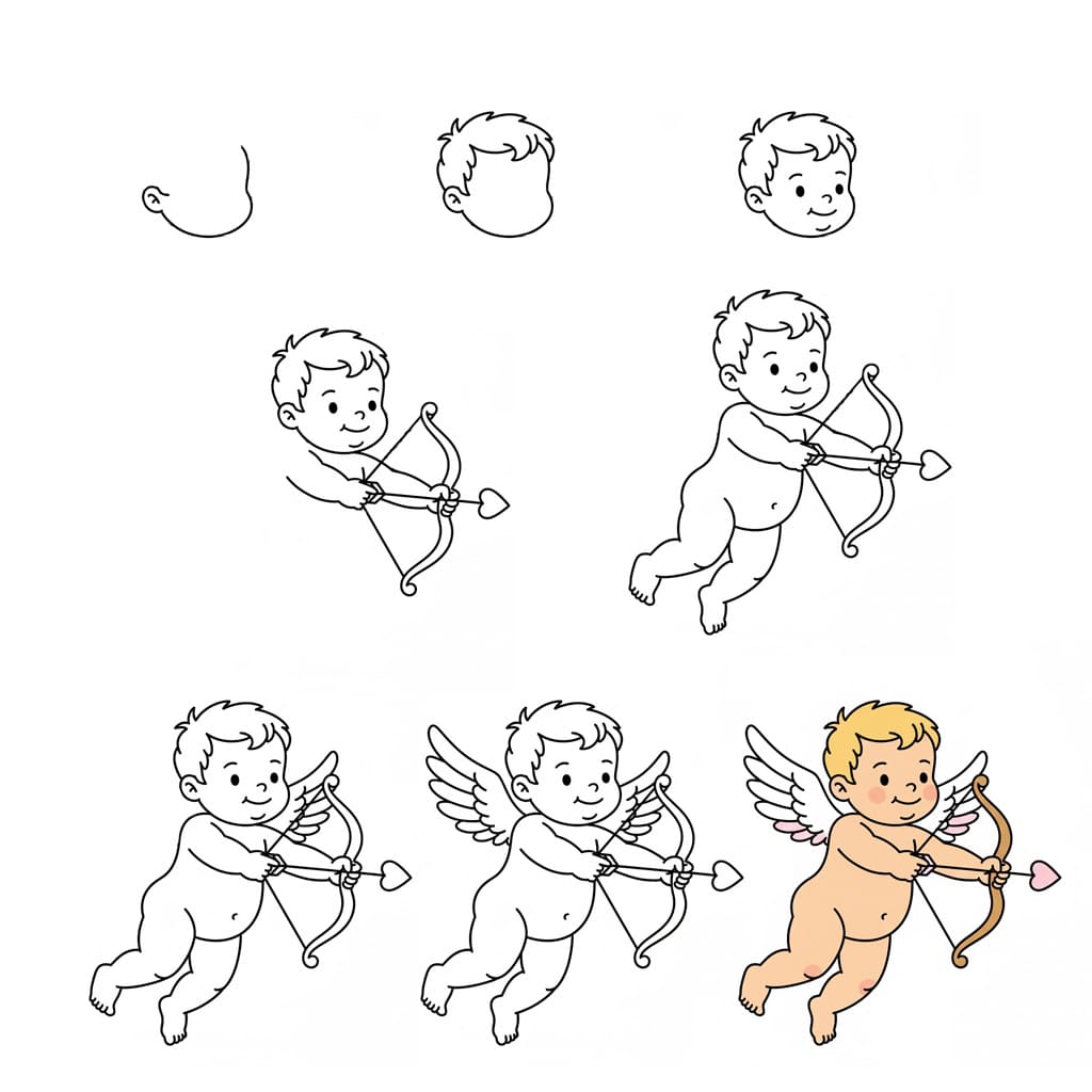 Bébé Cupidon dessin