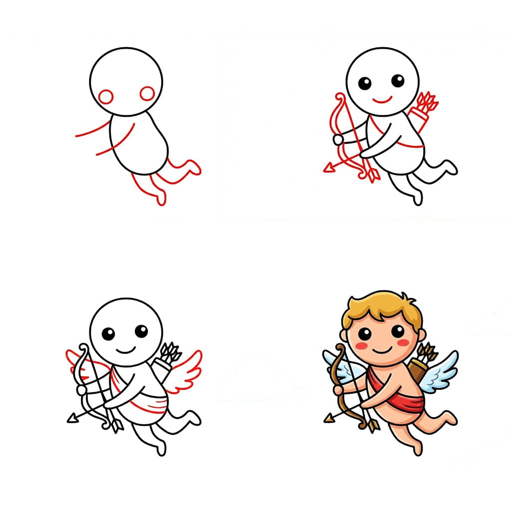 Le sourire de Cupidon dessin