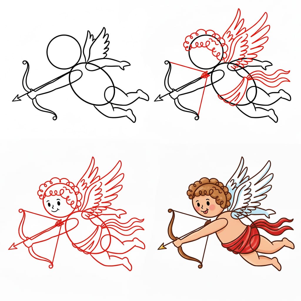 Mouche Cupidon dessin