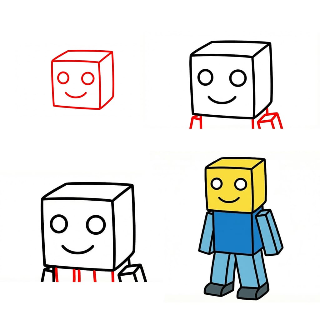 Bases de Roblox dessin