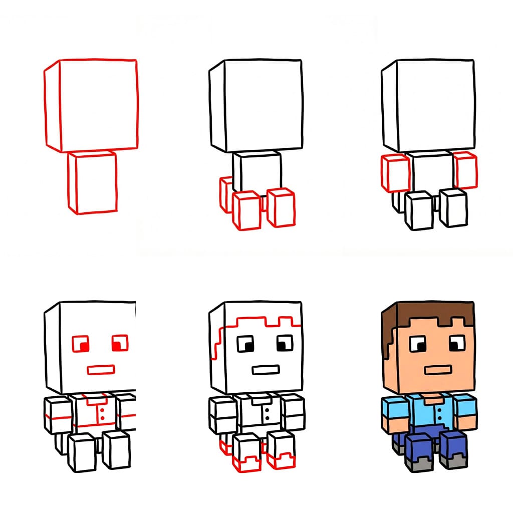 Creeper de Minecraft dessin