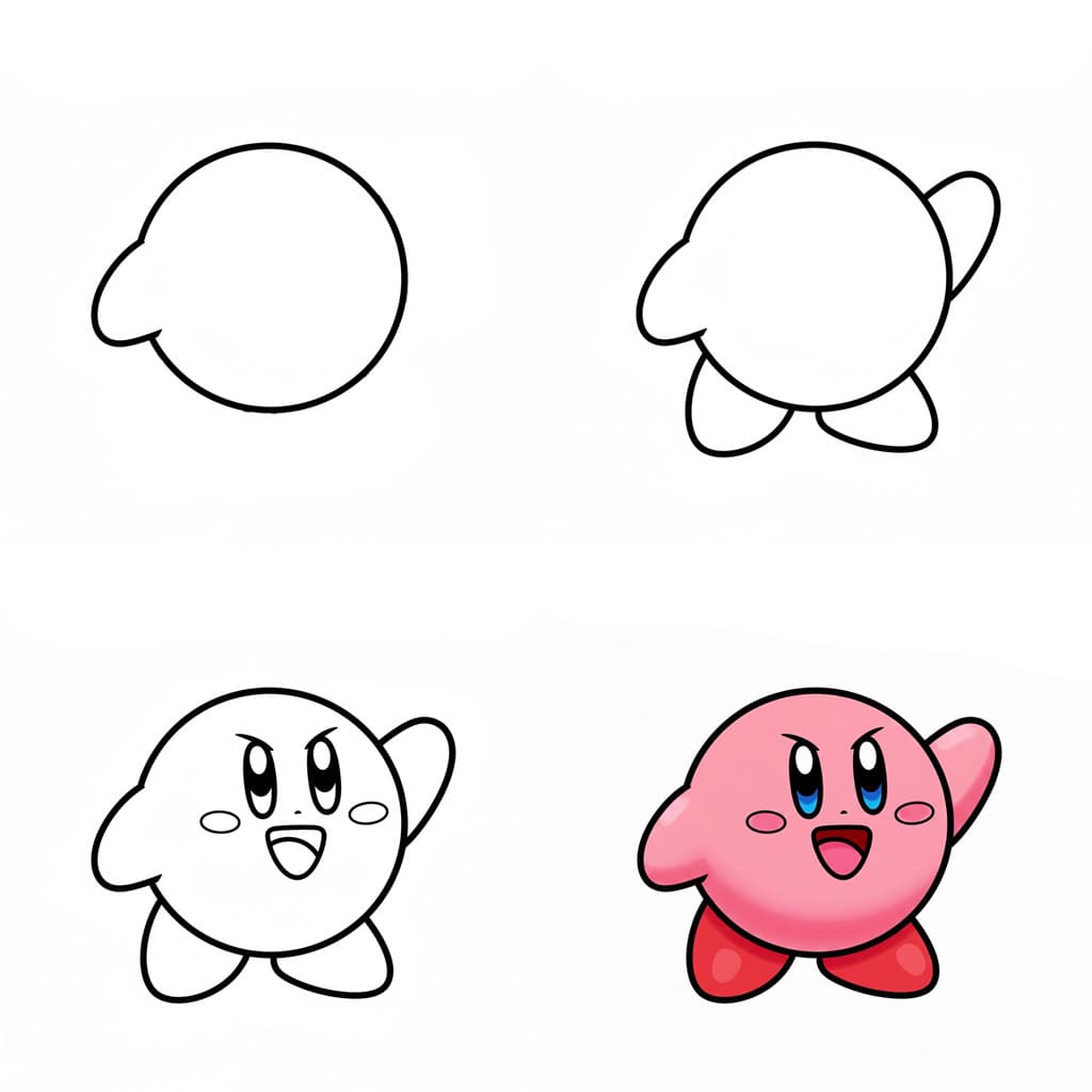 Dessin de Kirby dessin