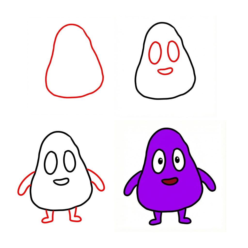 Dessine Grimace dessin