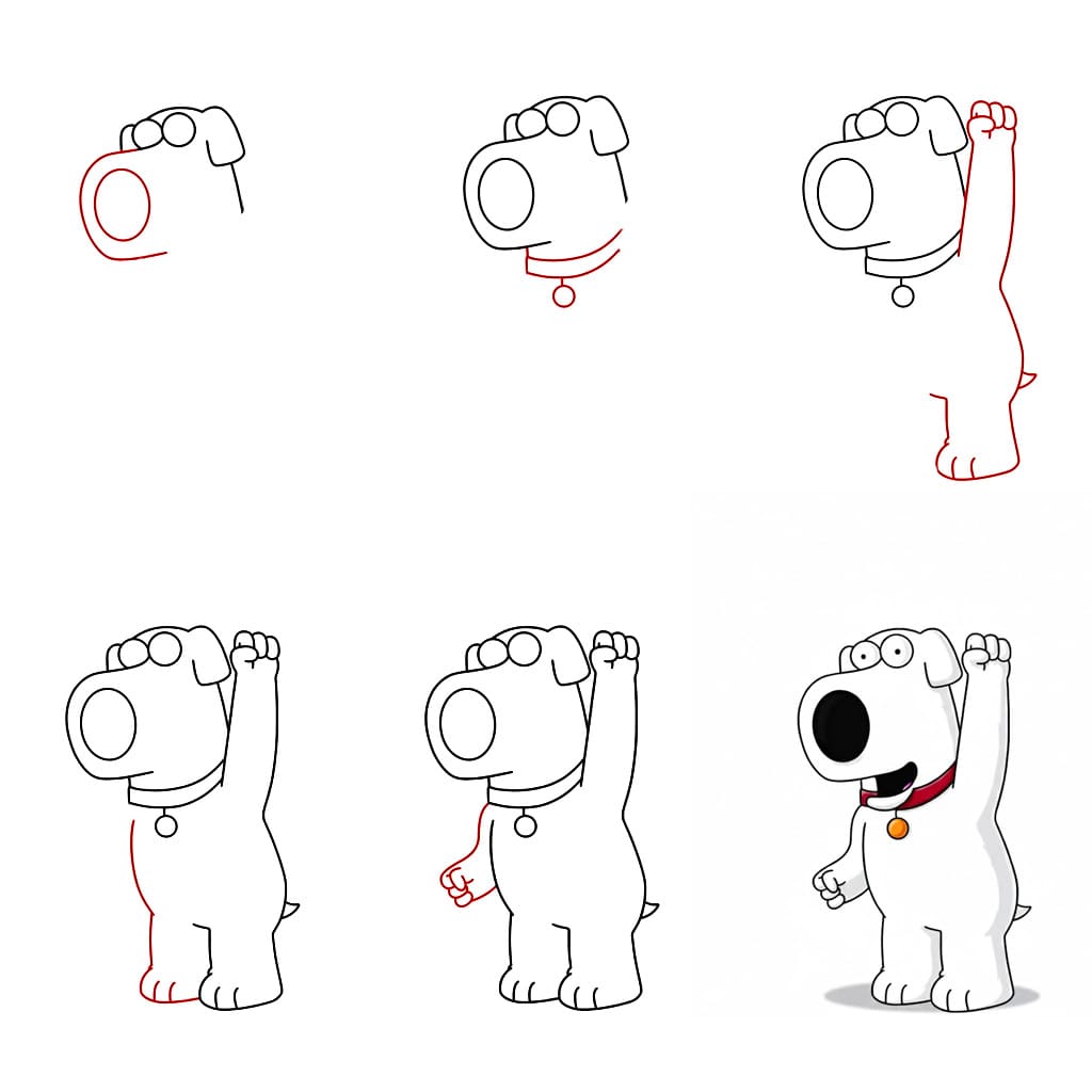 Family Guy Brian Griffin dessin