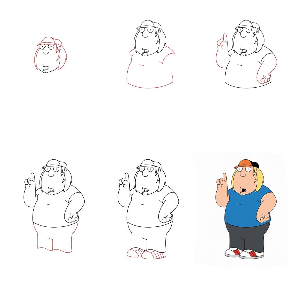 Family Guy Chris dessin