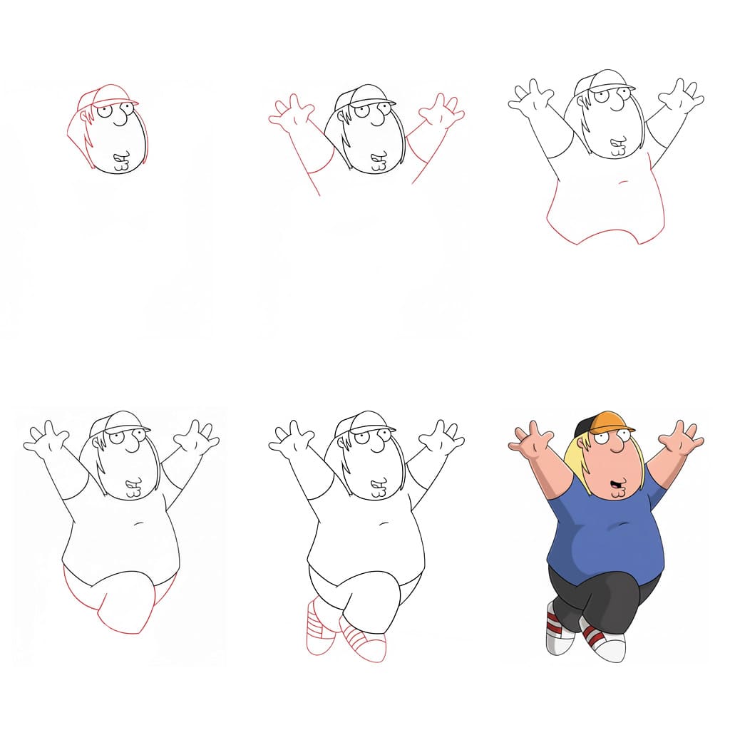 Family Guy Chris Griffin dessin