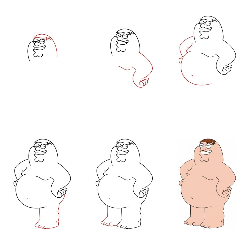 Family Guy Peter dessin