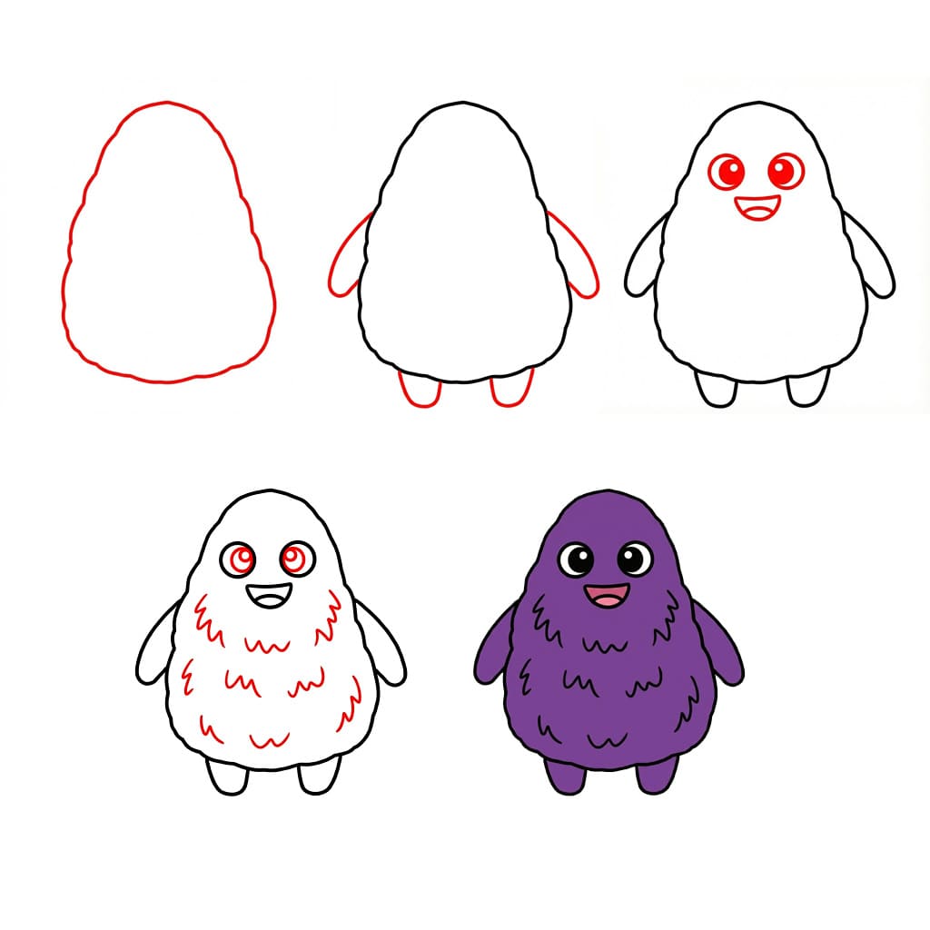 Grimace souriant dessin