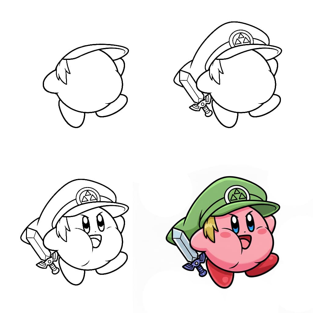 Kirby est mignon dessin