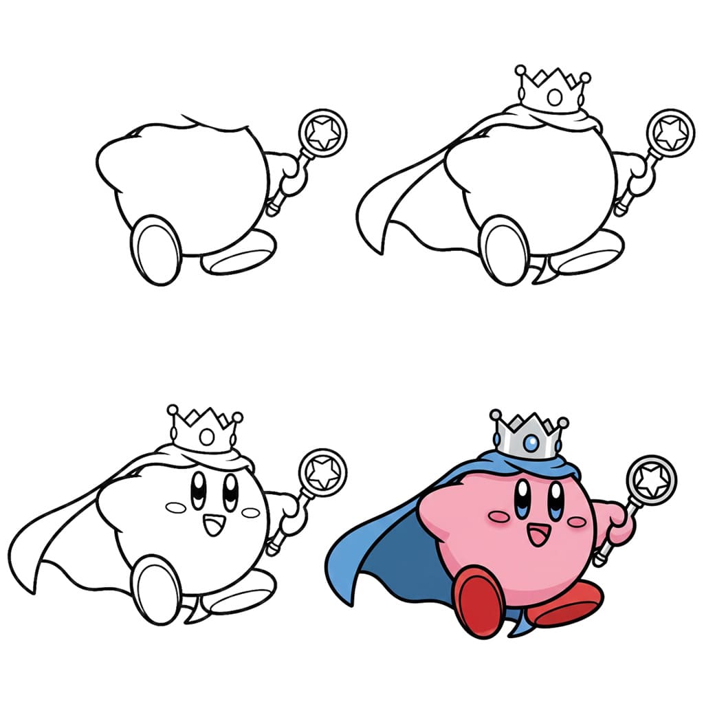 Kirby le roi dessin