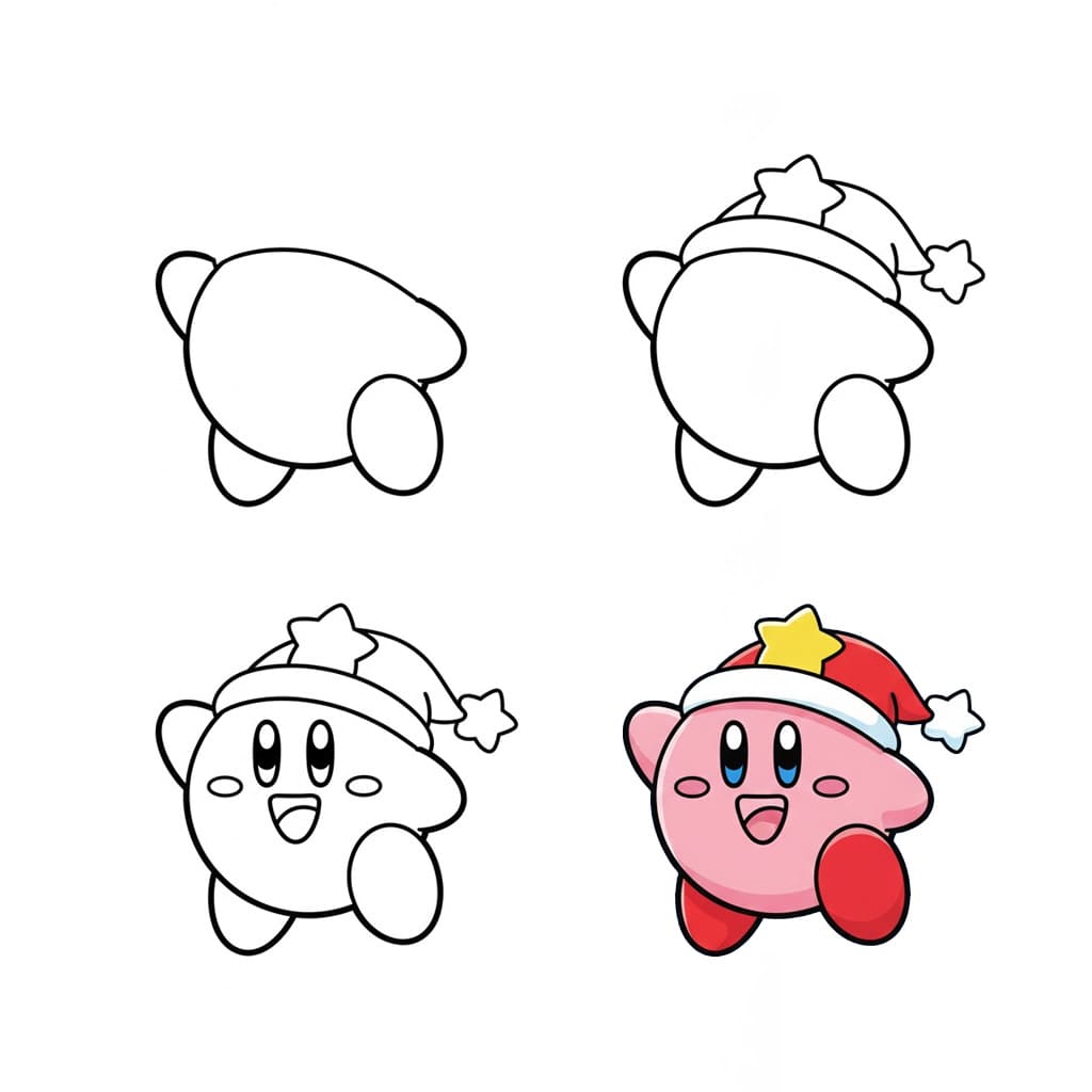 Kirby Noël dessin
