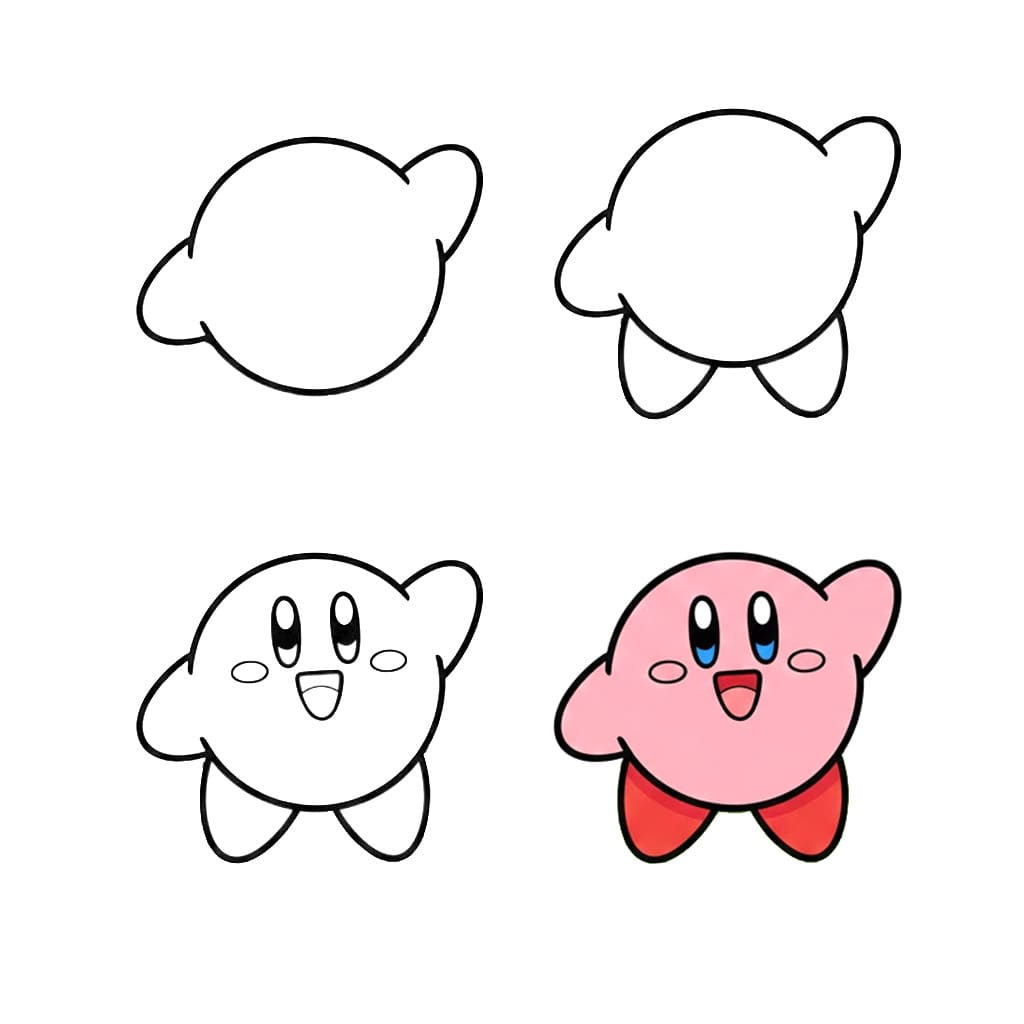 Kirby tout simplement dessin