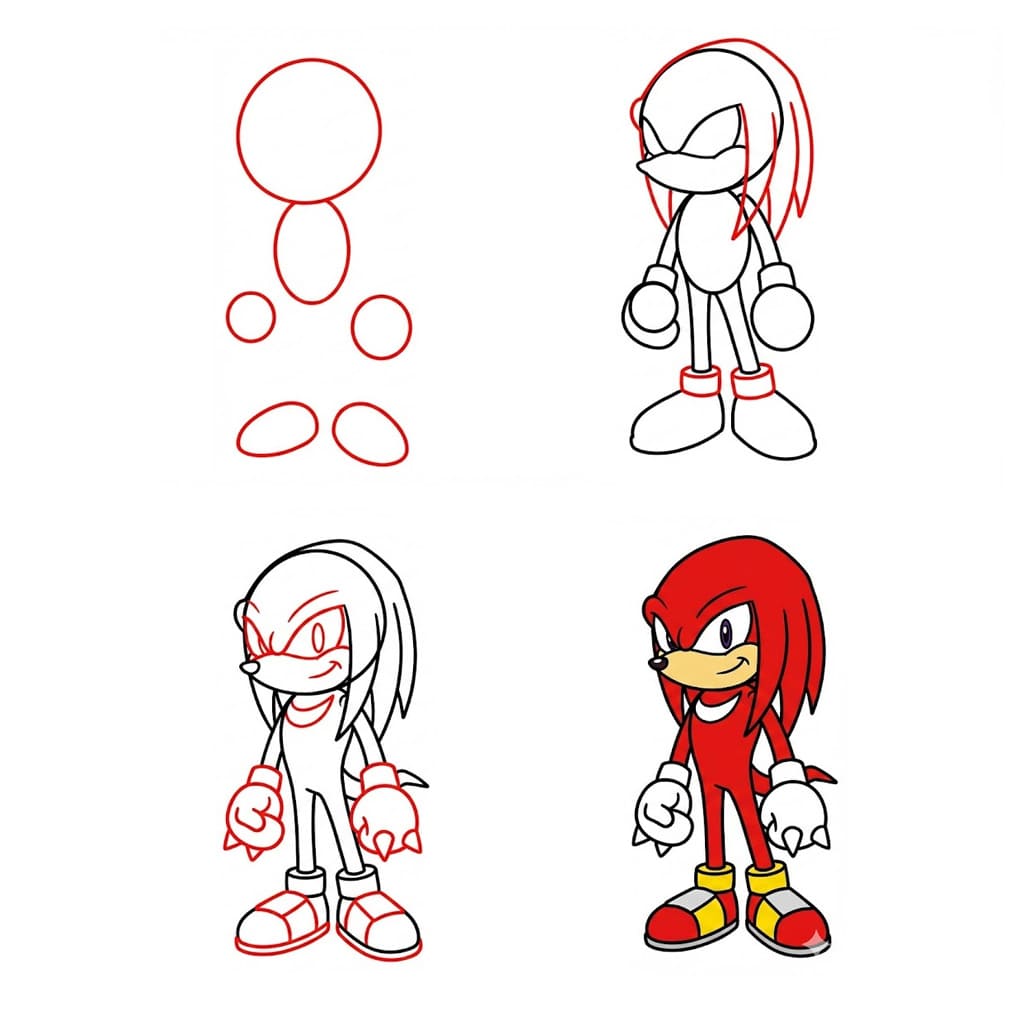 Knuckles dessin