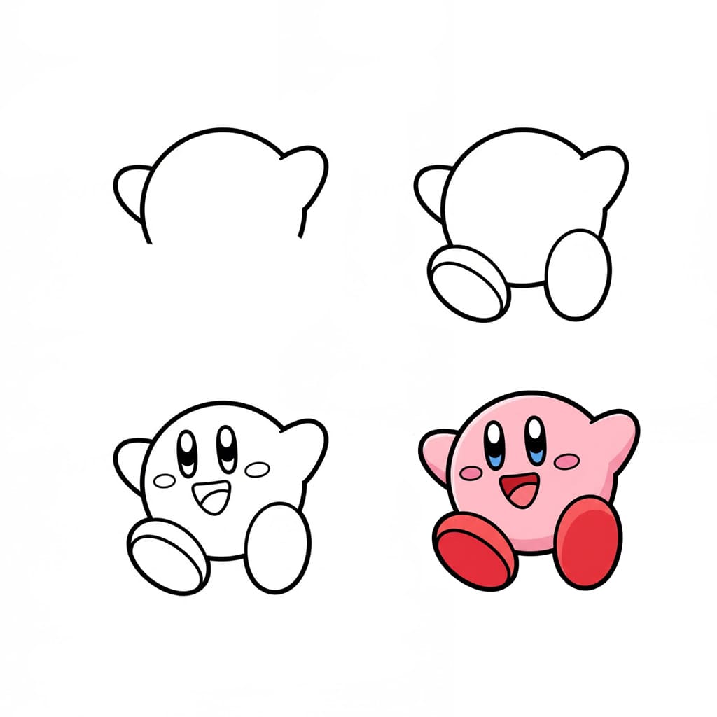 L'adorable Kirby dessin