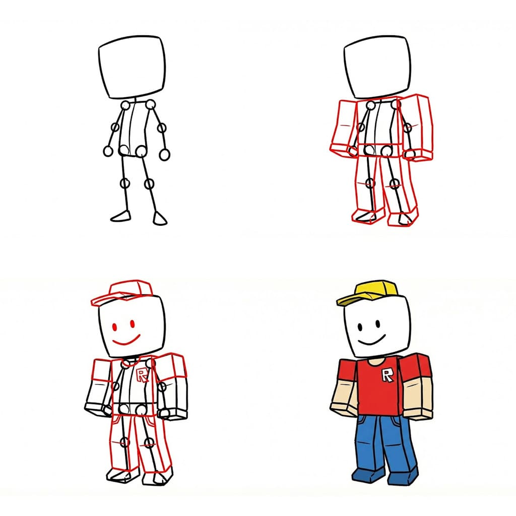 Méchant de Roblox dessin