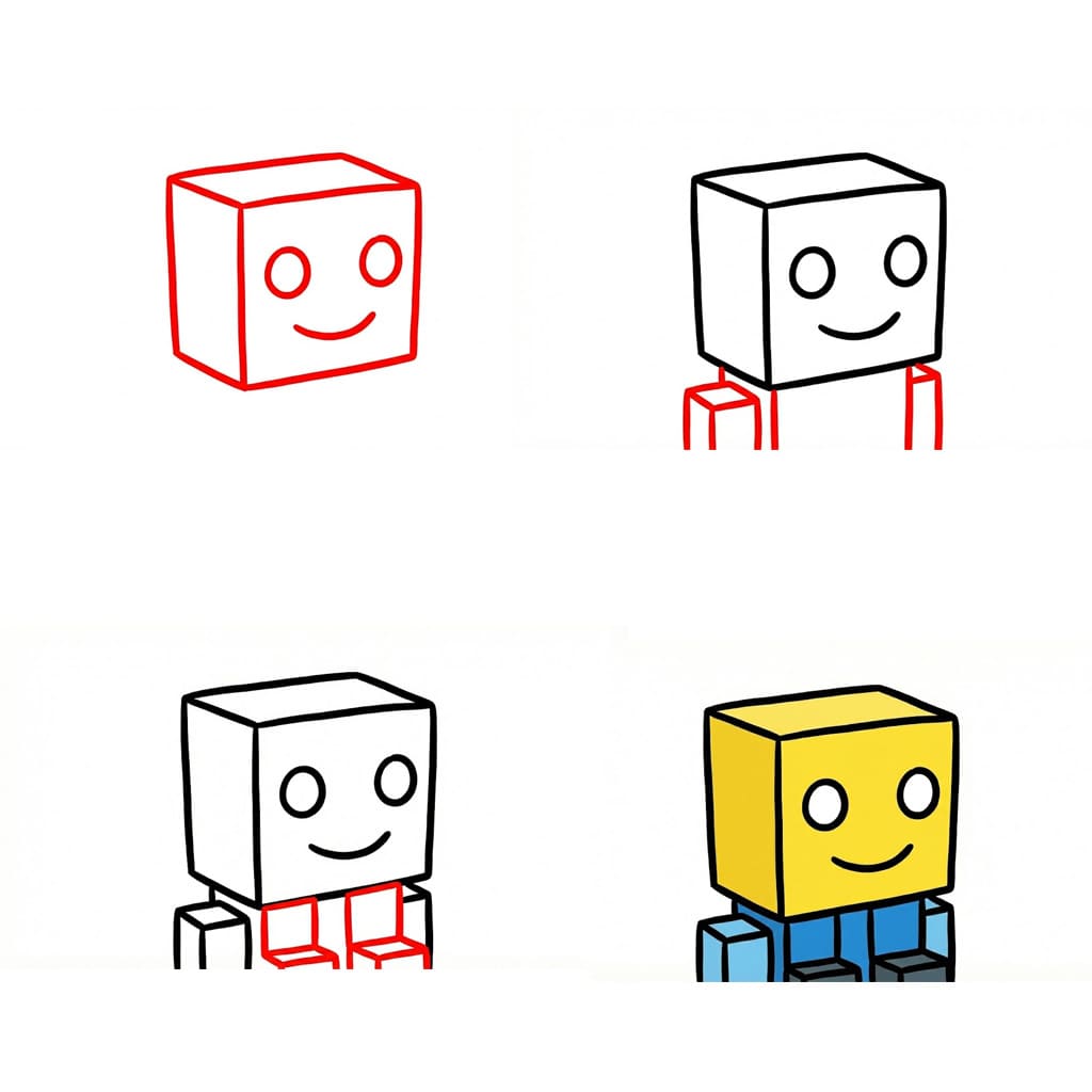 Roblox drôle dessin