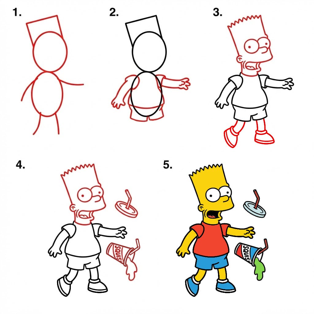 Bart Simpson dessin