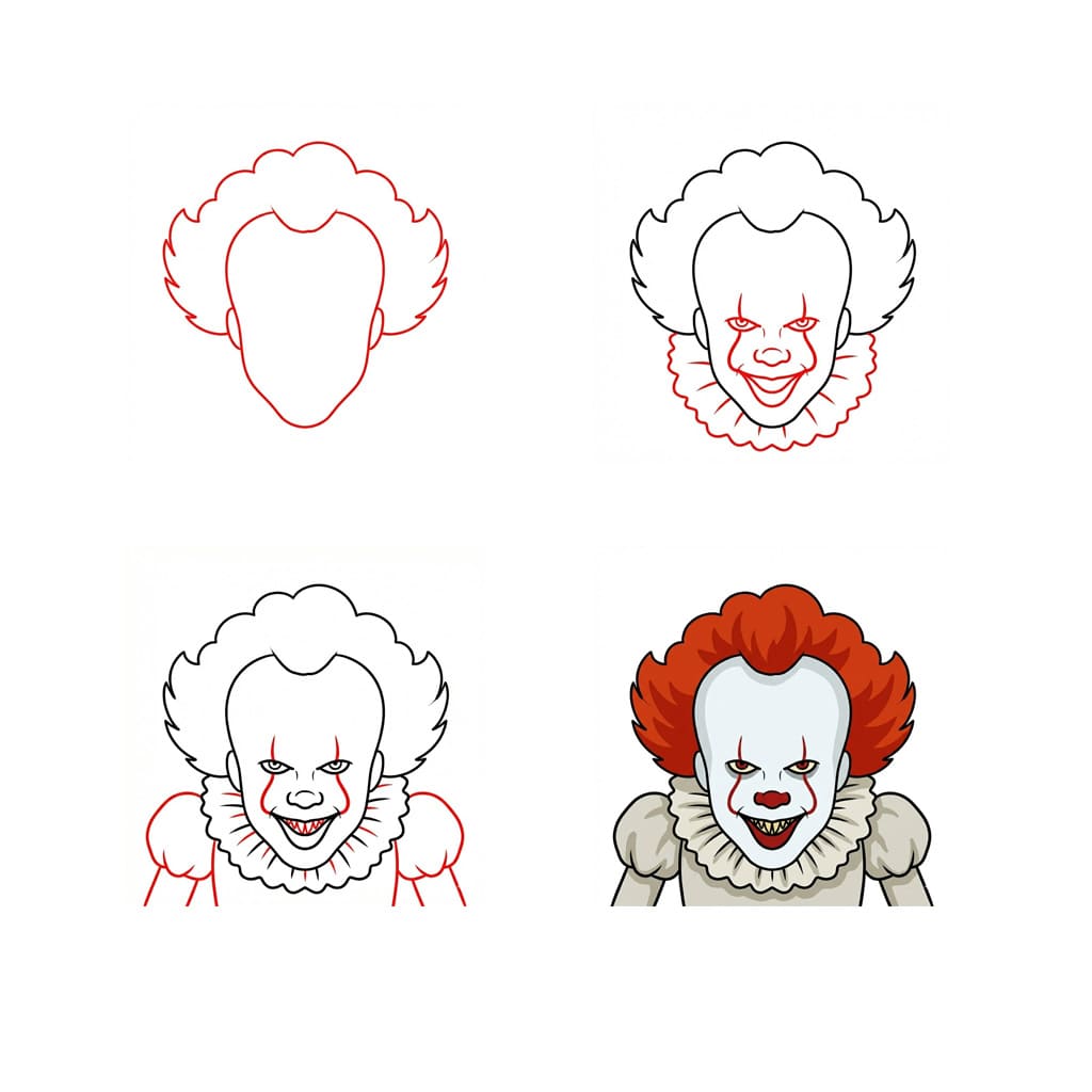 Effrayant de Pennywise dessin
